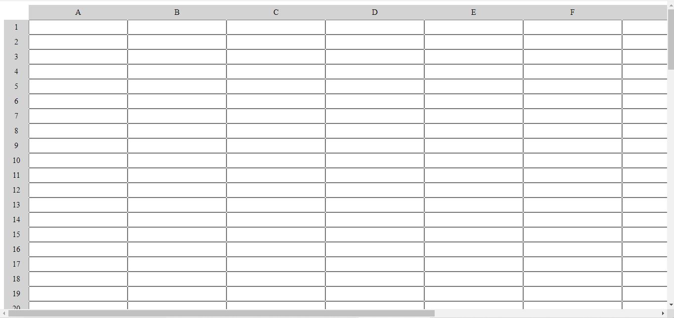 spreadsheet